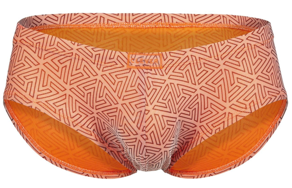 Clever Moda Neon Trunks - Orange