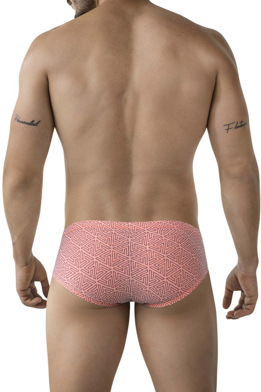 Clever Moda Neon Trunks - Orange