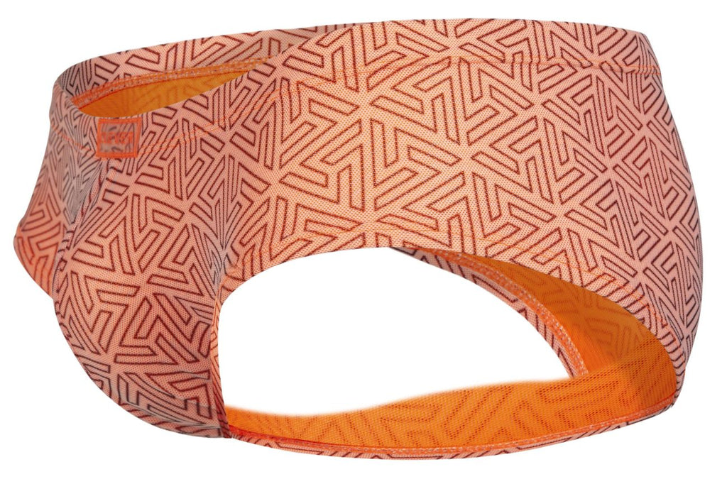 Clever Moda Neon Trunks - Orange