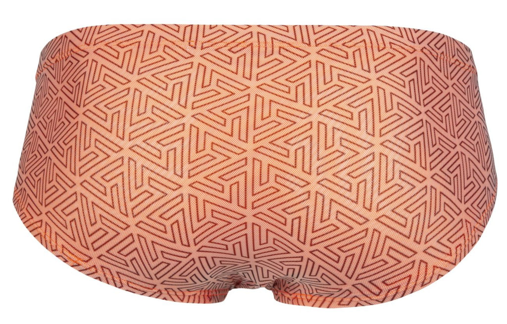 Clever Moda Neon Trunks - Orange