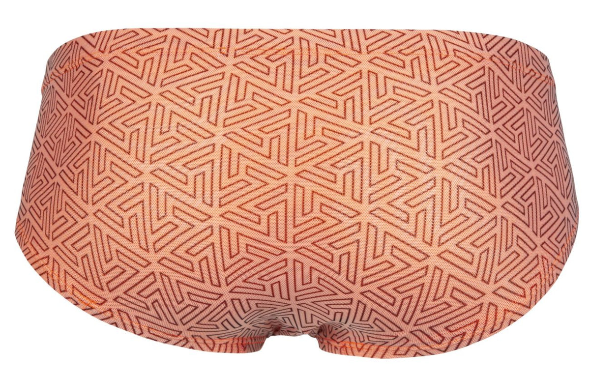 Clever Moda Neon Trunks - Orange