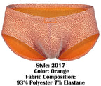 Clever Moda Neon Trunks - Orange