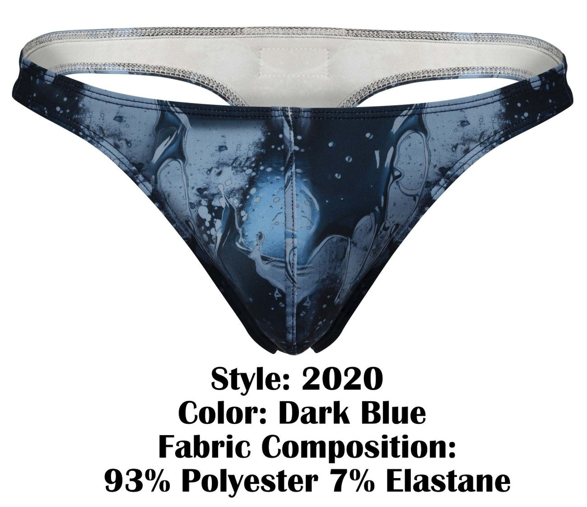 Clever Moda Galia Thongs - Dark Blue