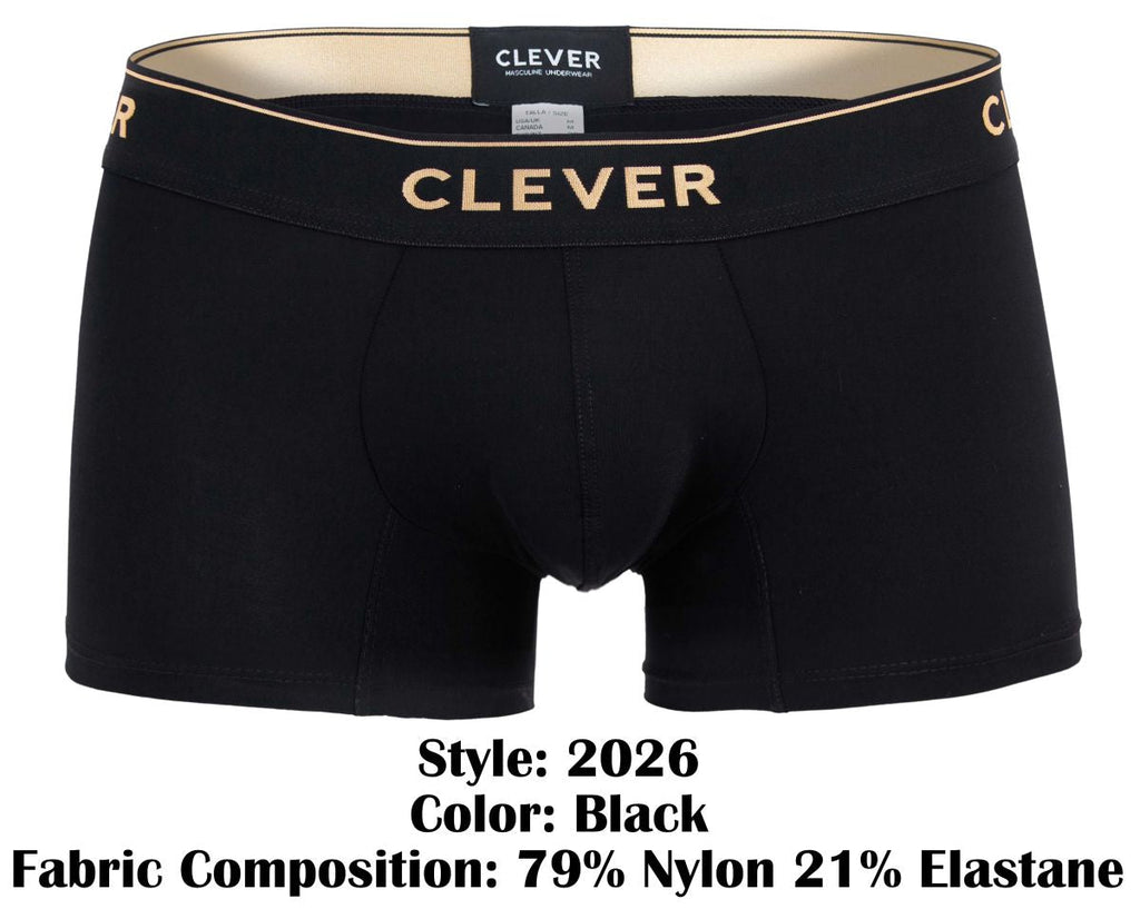 Clever Moda Valladolid Trunks - Black