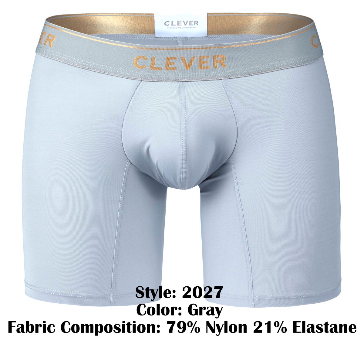 Clever Moda Valladolid Boxer Briefs - Gray