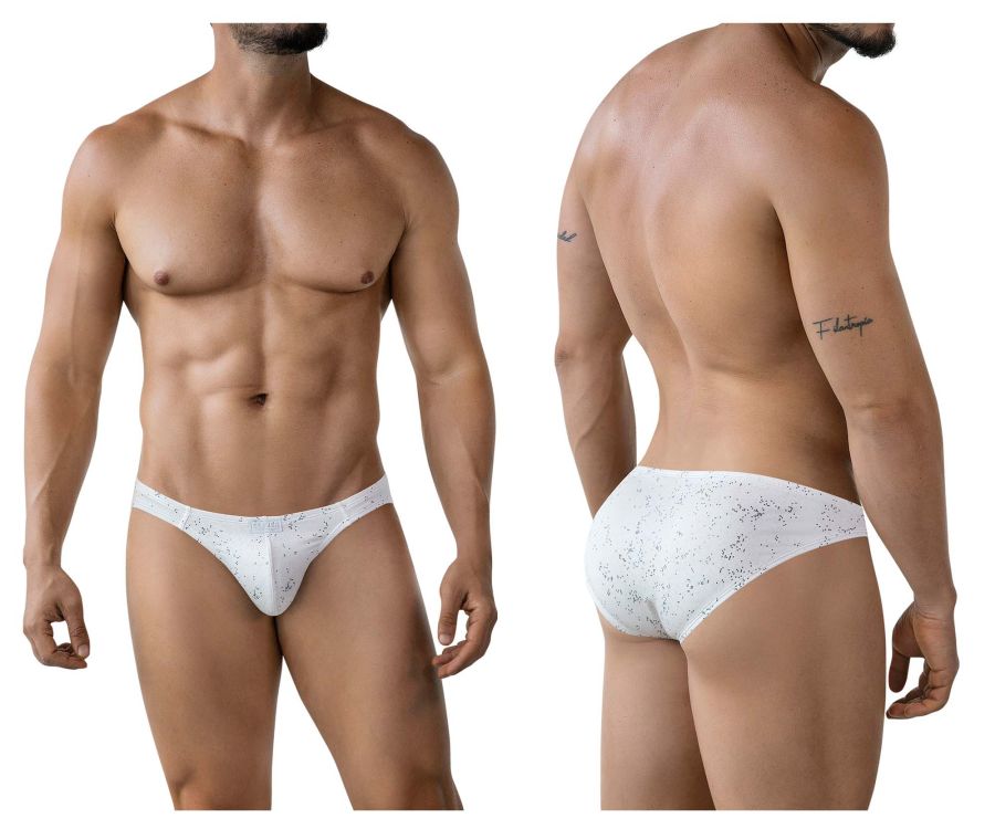 Clever Moda Galaxy Briefs - White