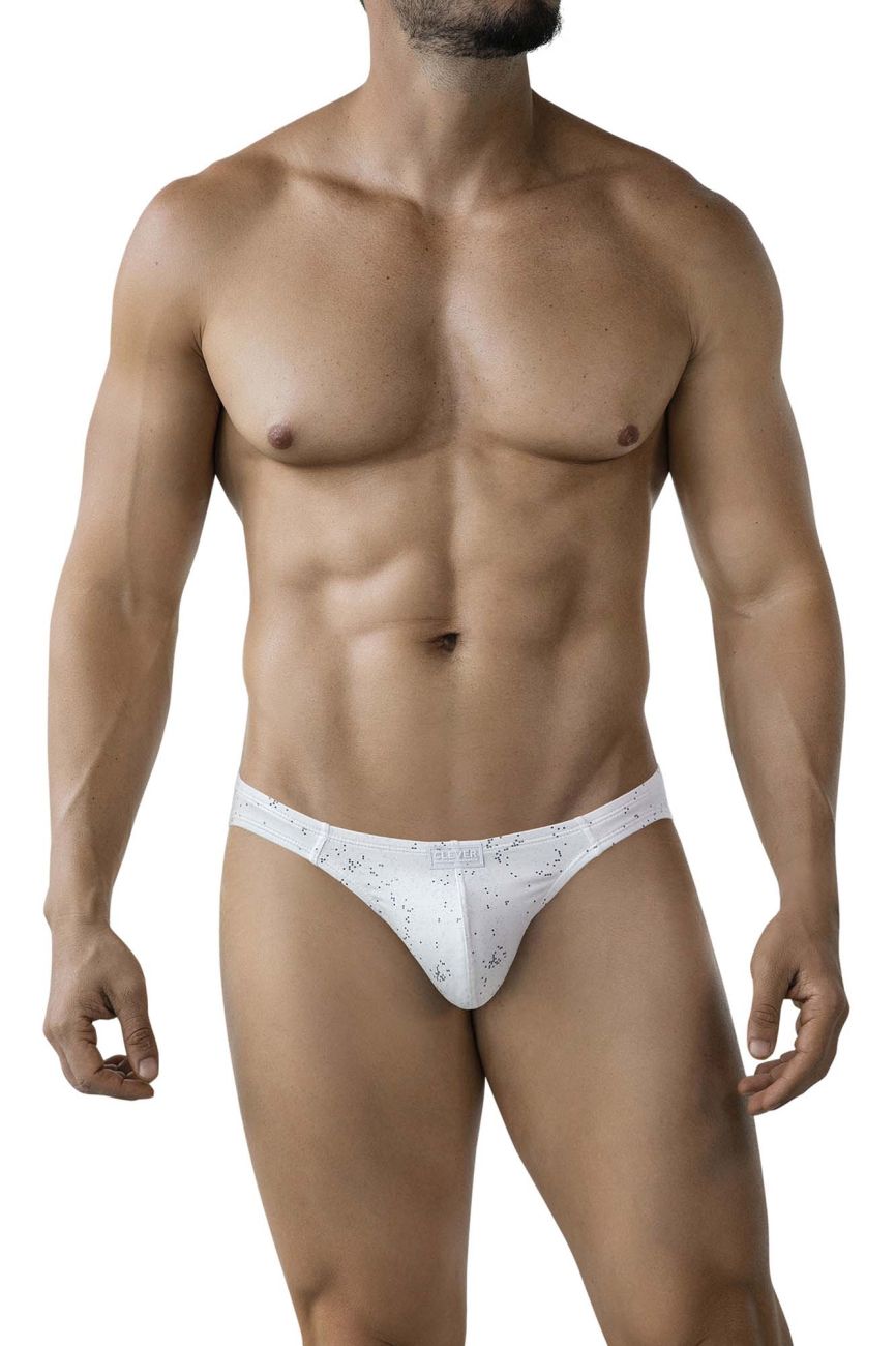 Clever Moda Galaxy Briefs - White