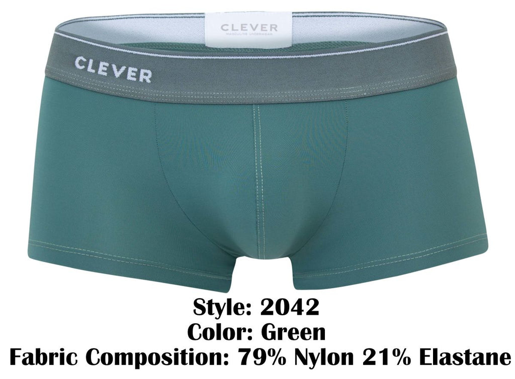 Clever Moda Mendoza Trunks - Green