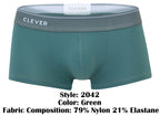 Clever Moda Mendoza Trunks - Green