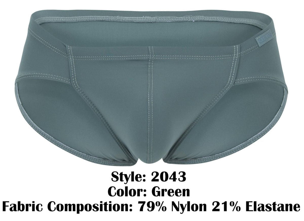 Clever Moda Mendoza Briefs - Green