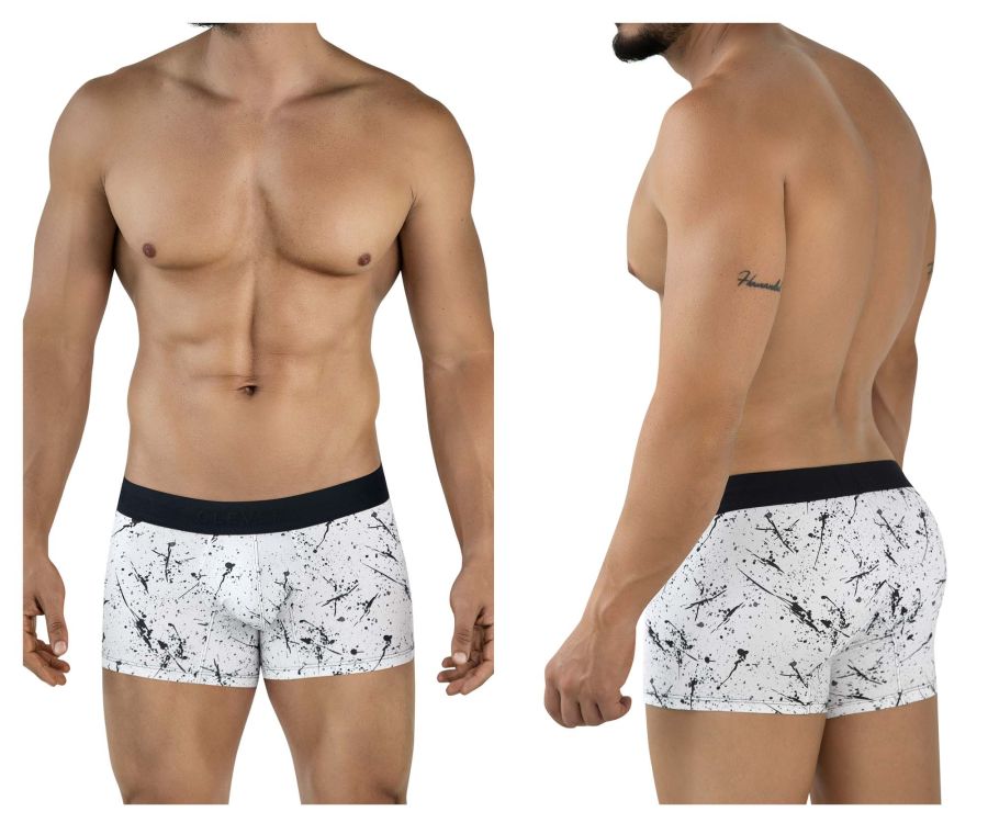 Clever Moda Brochazos Trunks - Black