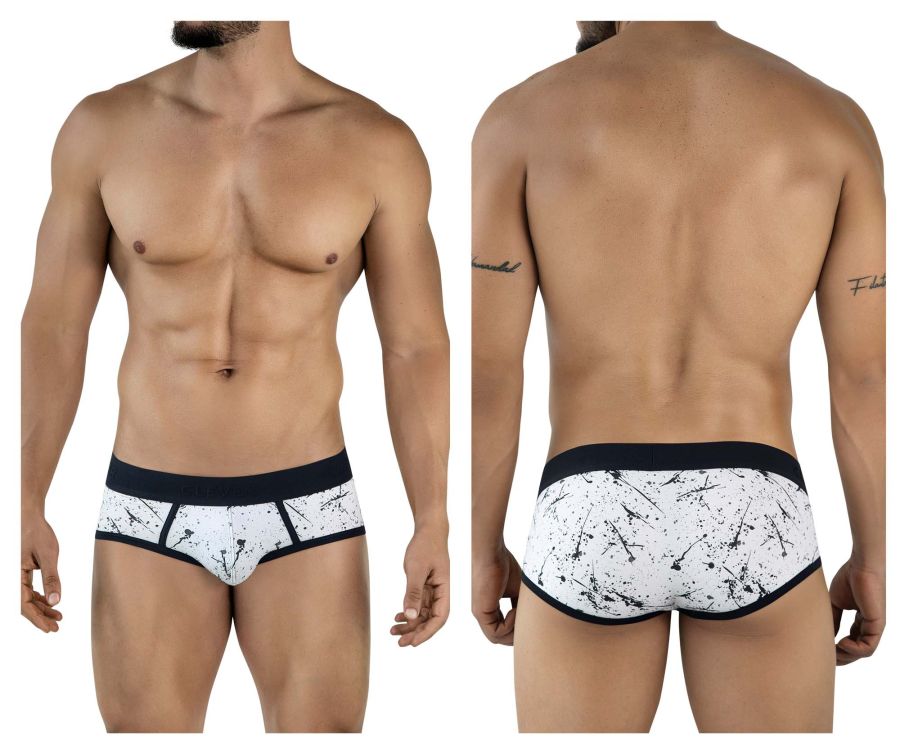 Clever Moda Brochazos Briefs - Black