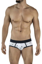 Clever Moda Brochazos Briefs - Black