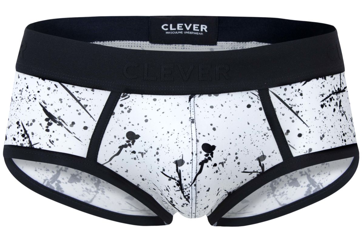 Clever Moda Brochazos Briefs - Black