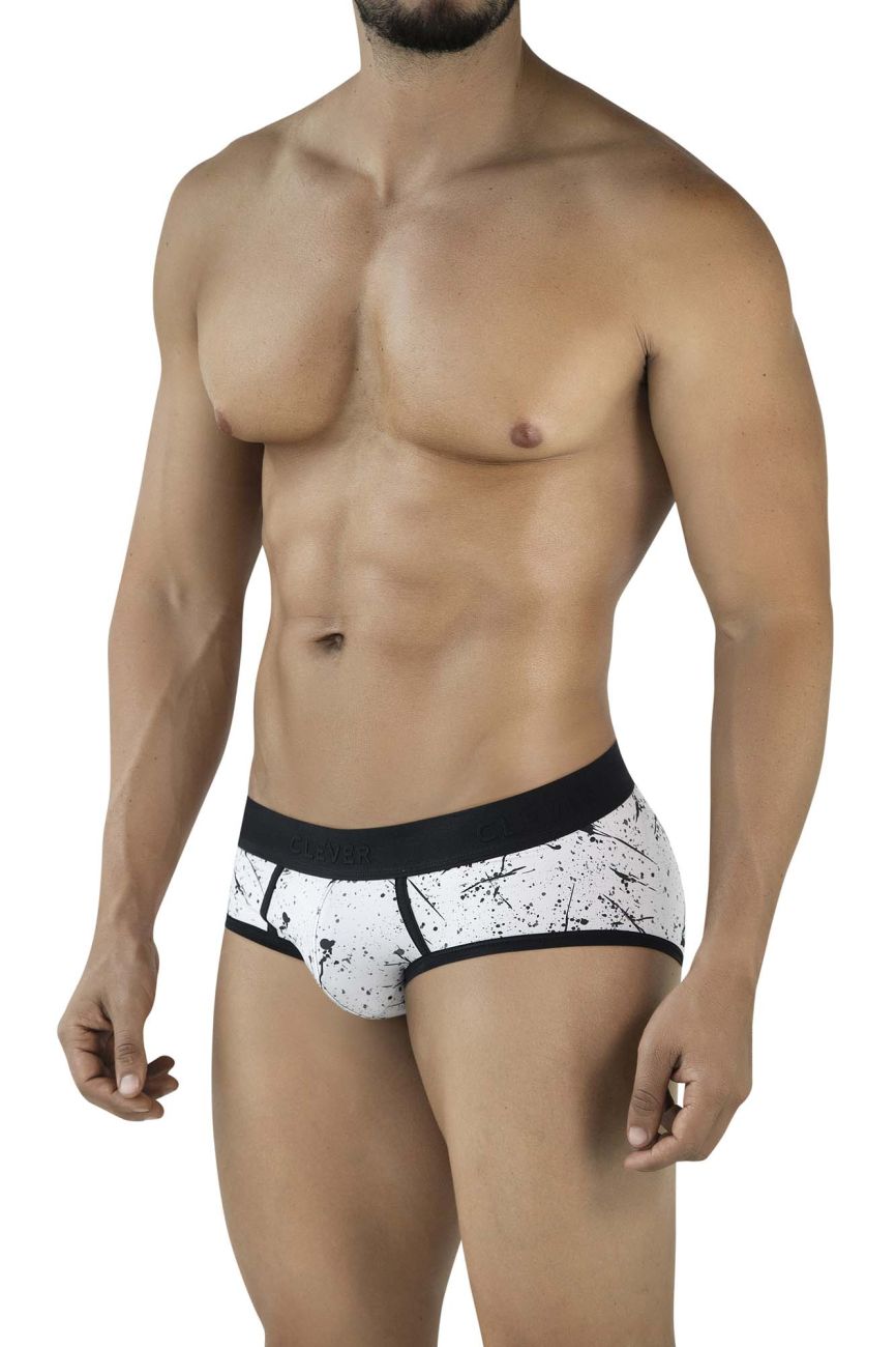 Clever Moda Brochazos Briefs - Black