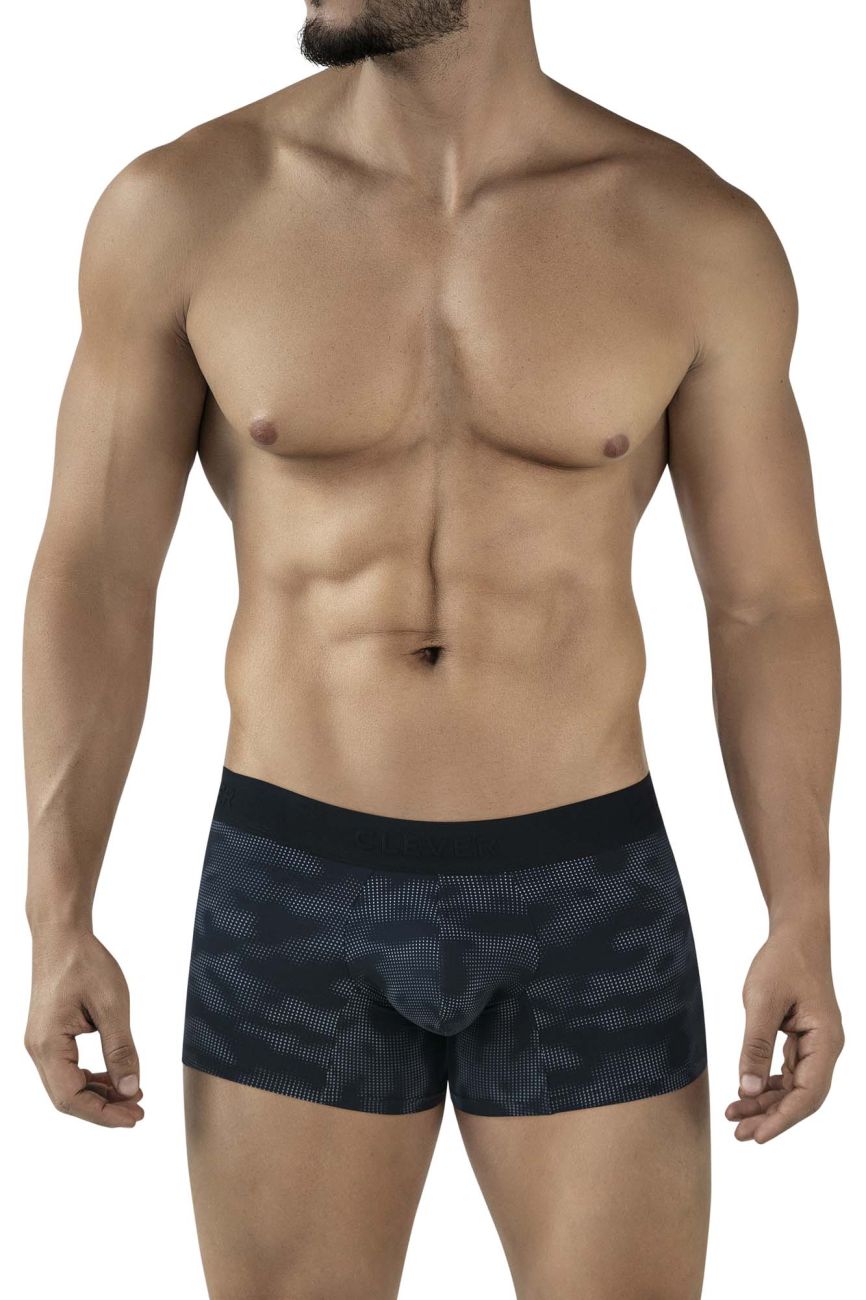 Clever Moda Militar Trunks - Black