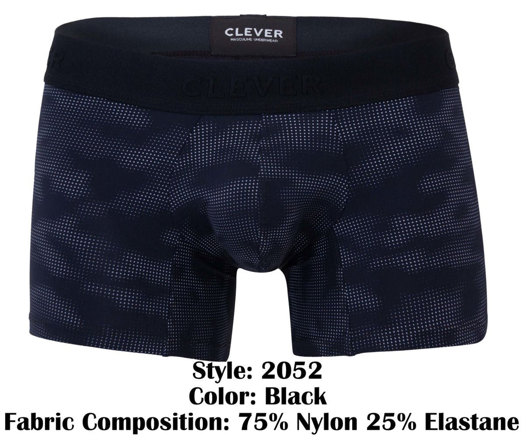 Clever Moda Militar Trunks - Black