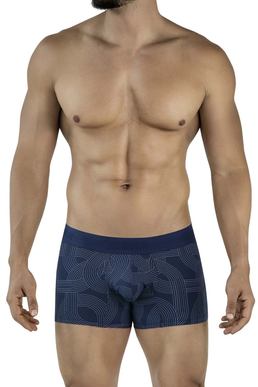 Clever Moda Navy Trunks - Dark Blue