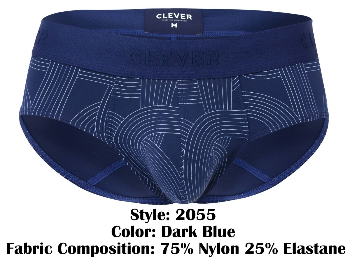 Clever Moda Navy Briefs - Dark Blue