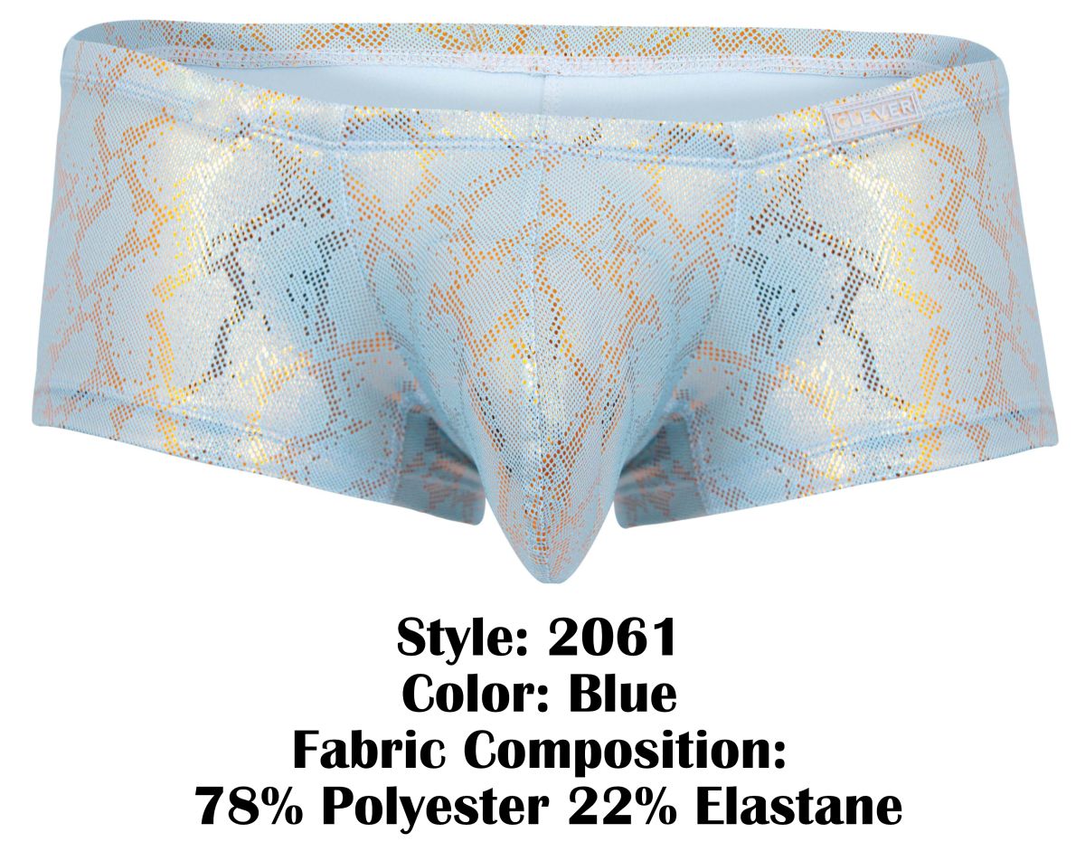 Clever Moda Diamond Trunks - Blue