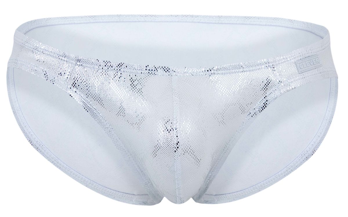 Clever Moda Diamond Briefs - Silver