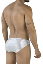 Clever Moda Diamond Briefs - Silver