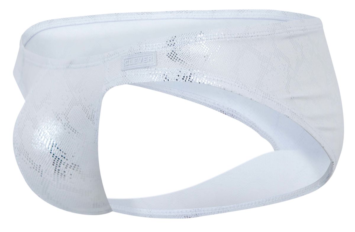 Clever Moda Diamond Briefs - Silver