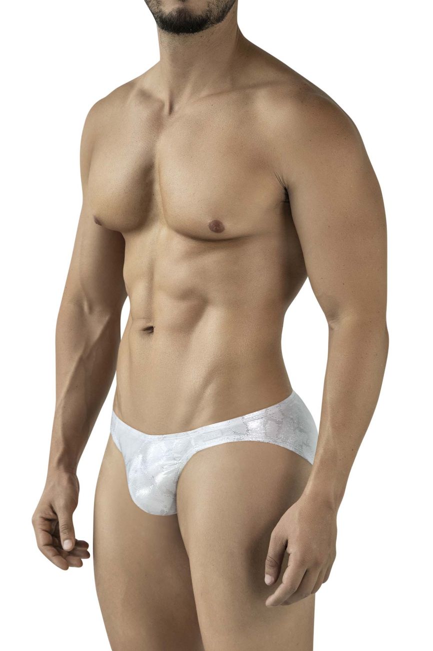 Clever Moda Diamond Briefs - Silver