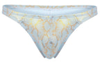 Clever Moda Diamond Thongs - Blue