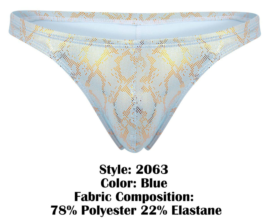 Clever Moda Diamond Thongs - Blue