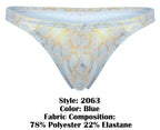 Clever Moda Diamond Thongs - Blue