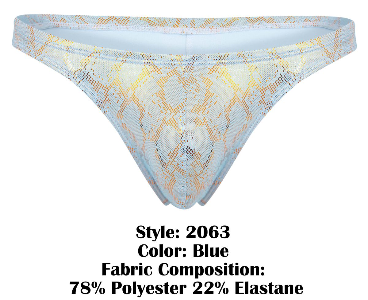 Clever Moda Diamond Thongs - Blue