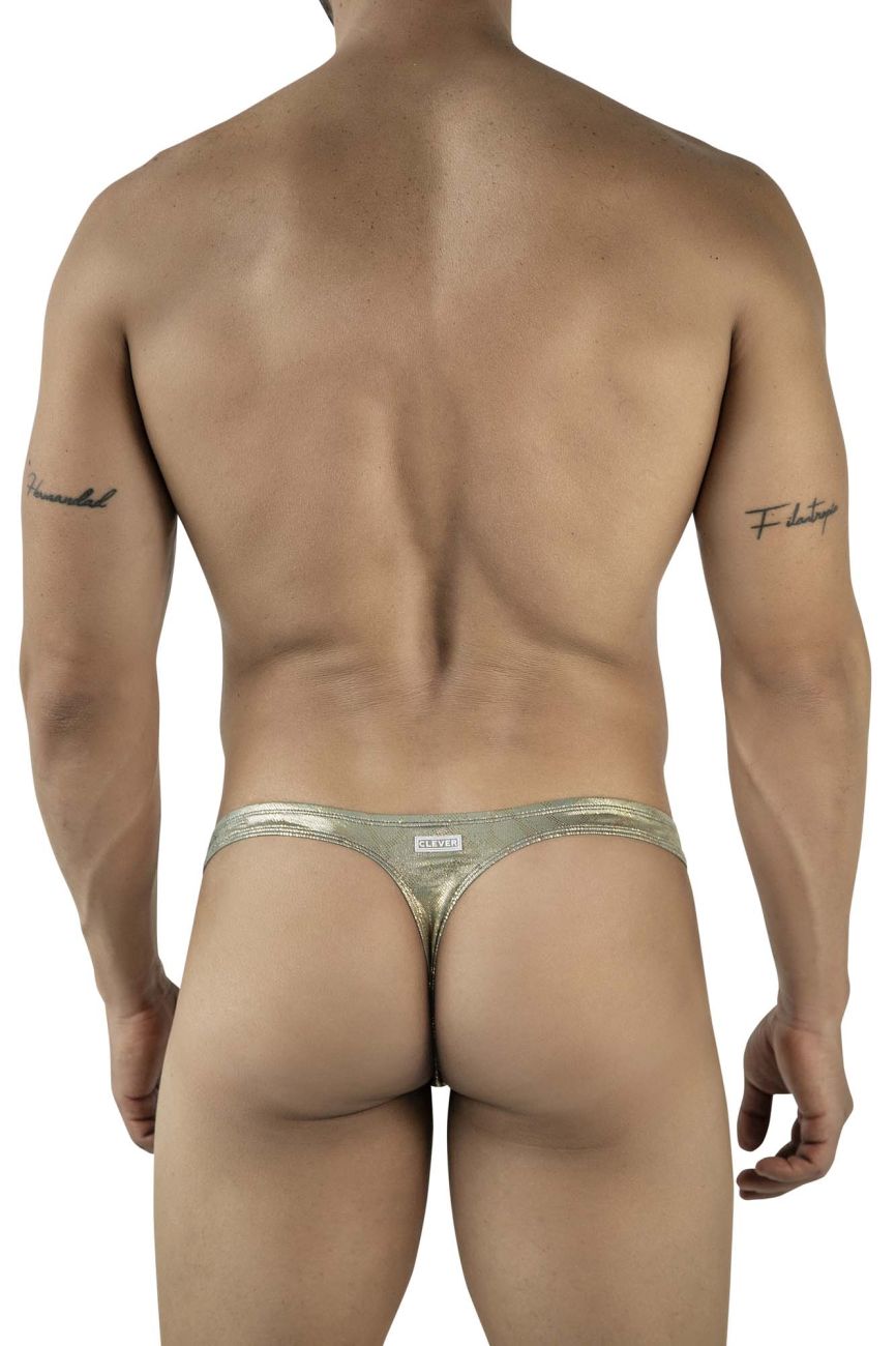 Clever Moda Diamond Thongs - Gold