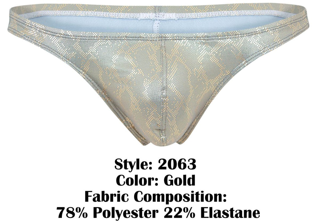 Clever Moda Diamond Thongs - Gold