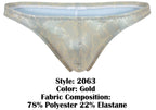 Clever Moda Diamond Thongs - Gold
