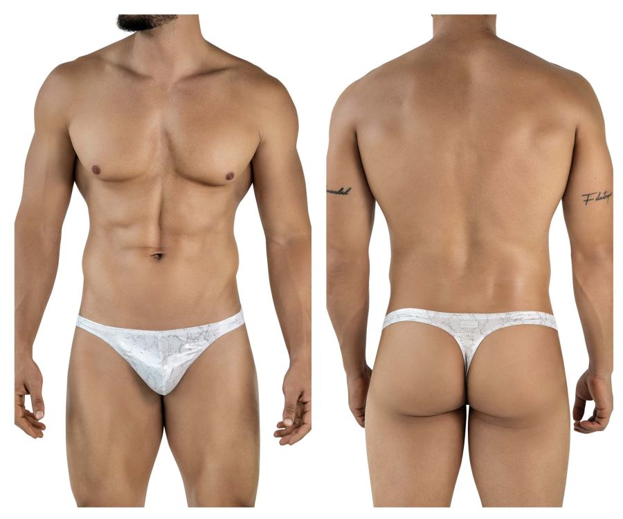 Clever Moda Diamond Thongs - Silver