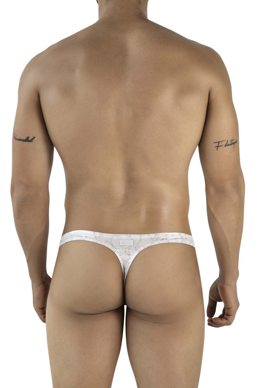Clever Moda Diamond Thongs - Silver