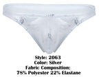 Clever Moda Diamond Thongs - Silver
