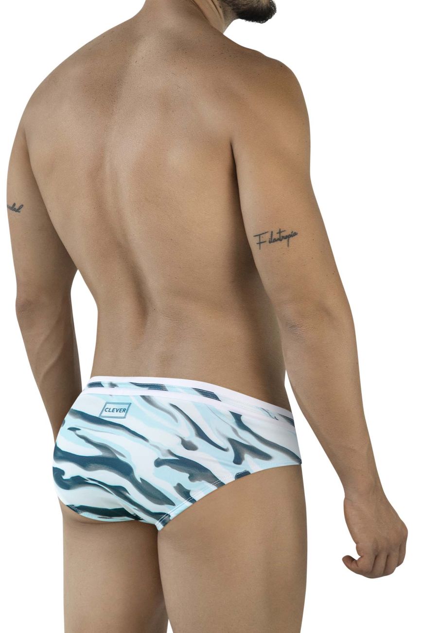 Clever Moda Baru Swim Briefs - Blue