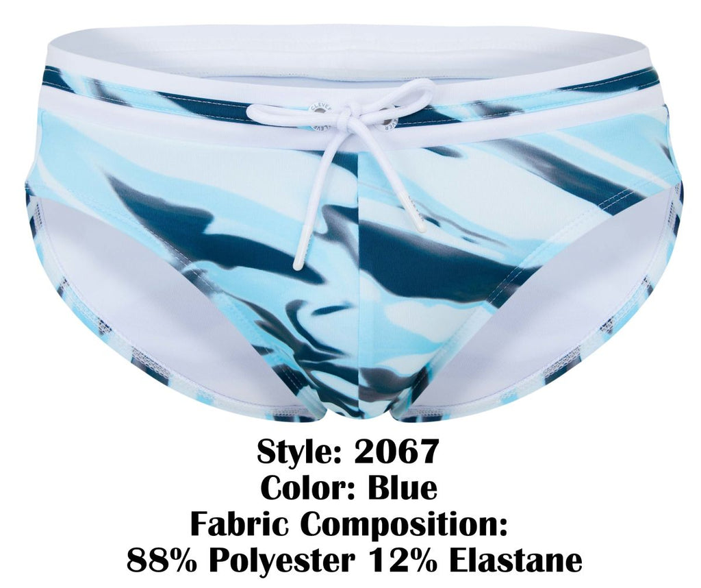 Clever Moda Baru Swim Briefs - Blue
