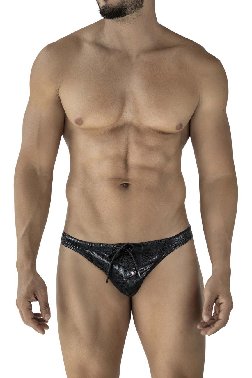 Clever Moda Gorgona Swim Thongs - Black
