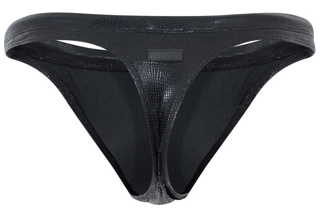 Clever Moda Gorgona Swim Thongs - Black