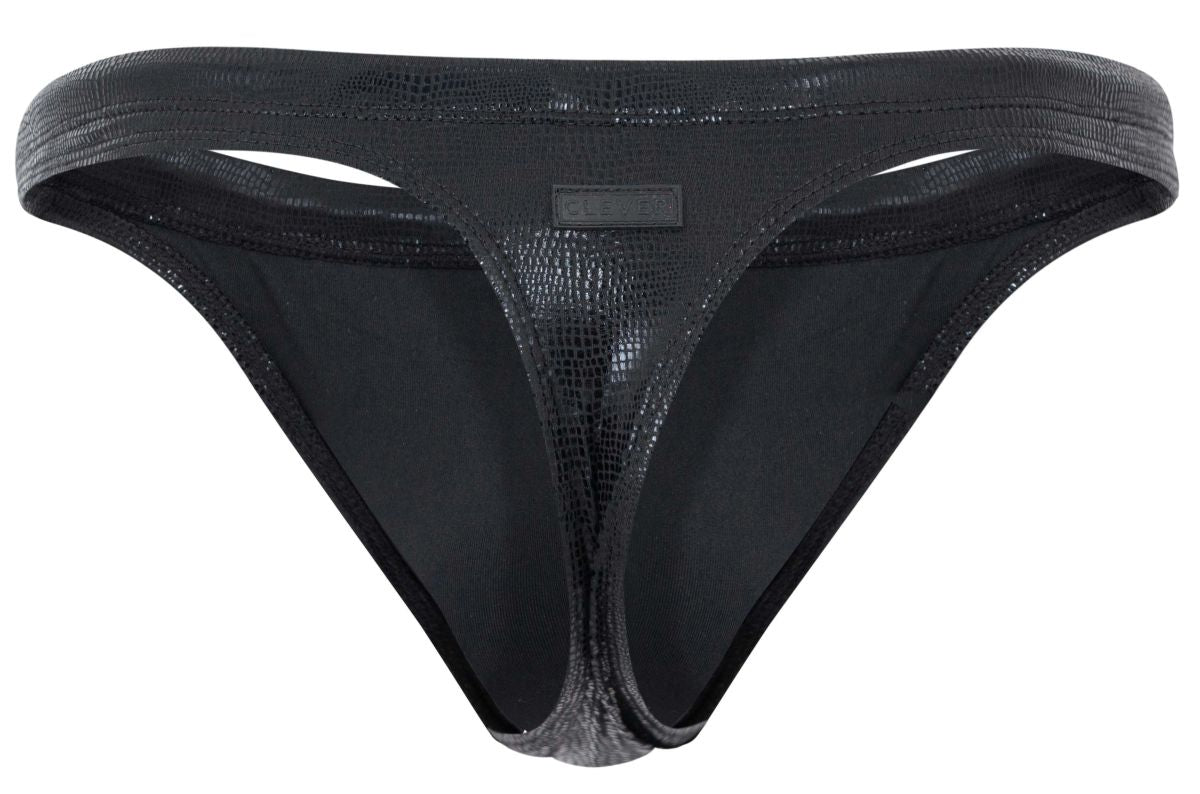 Clever Moda Gorgona Swim Thongs - Black