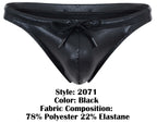 Clever Moda Gorgona Swim Thongs - Black