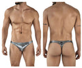 Clever Moda Sparkles Thongs - Black