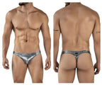 Clever Moda Sparkles Thongs - Black