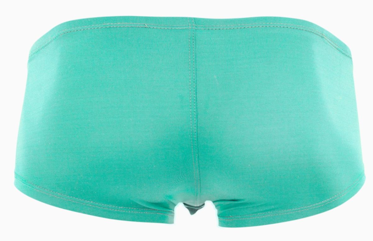 Clever Moda 3-Pack Australian Latin Trunks - Olive-Mint-Purple