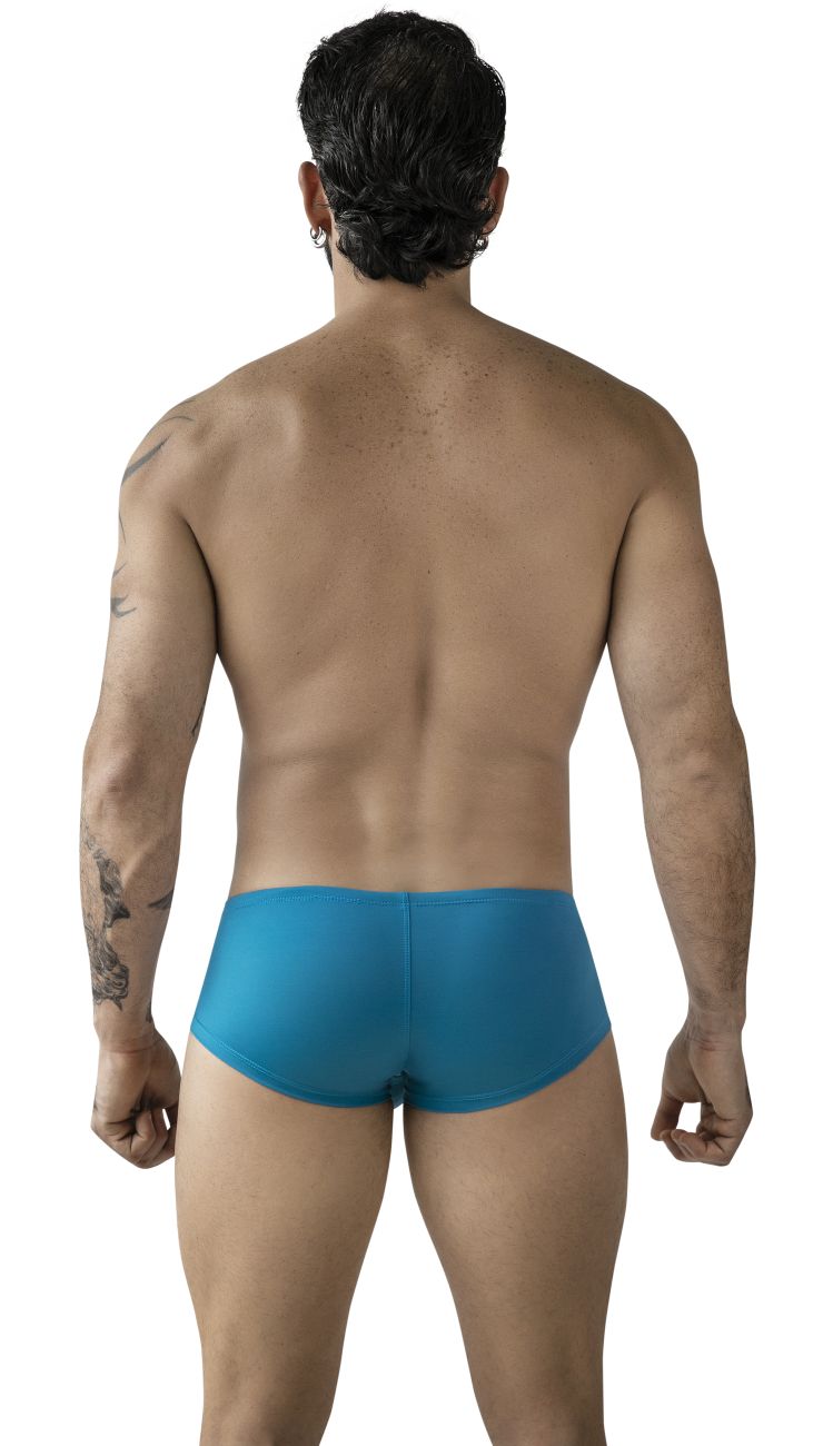 Clever Moda 3-Pack Australian Latin Trunks - Navy-Teal-Sage