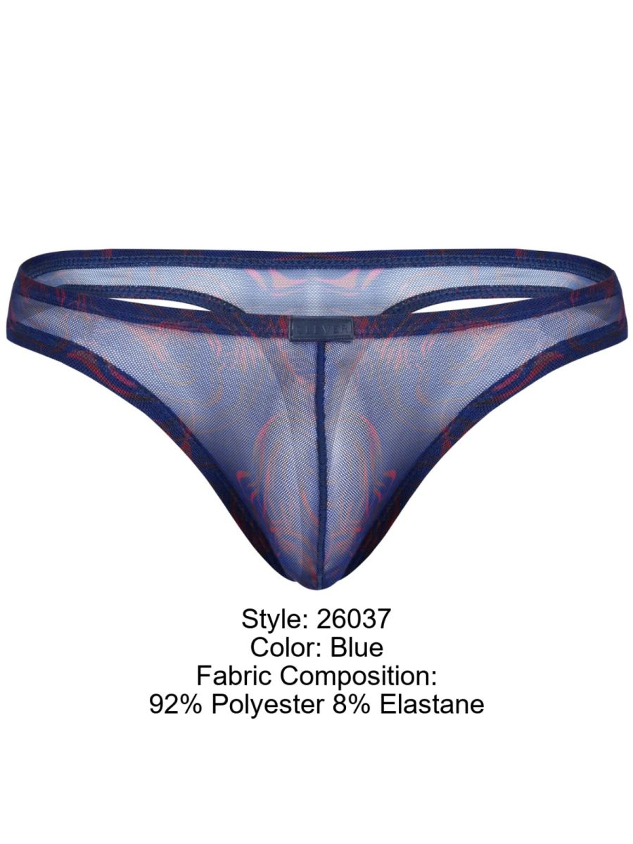 Clever Moda Calipso Thongs - Blue