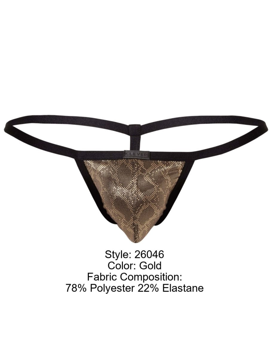 Clever Moda Atlas G-String - Gold